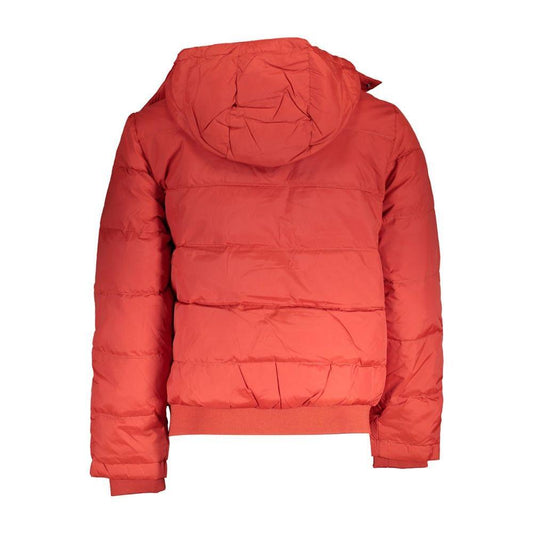La Martina Orange Polyamide Men Jacket LA-17132-S