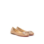 Christian Louboutin Beige Patent Leather Ballet Flat CH-9203672-EU40.5/US10.5