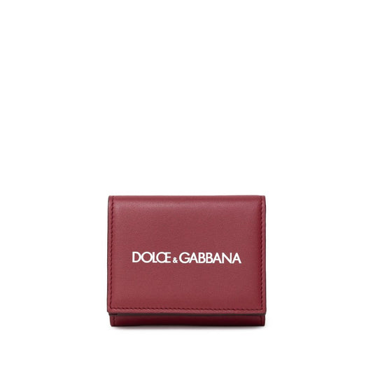 Dolce & Gabbana Red Calfskin Wallet DO&-8788665