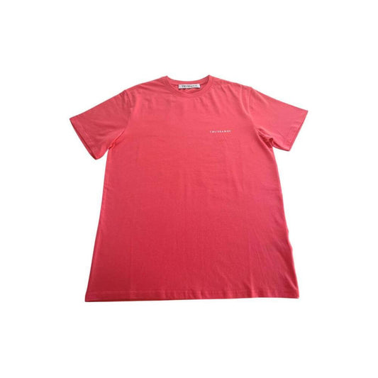 Trussardi Beachwear Red Cotton Men T-Shirt TR-24806-M