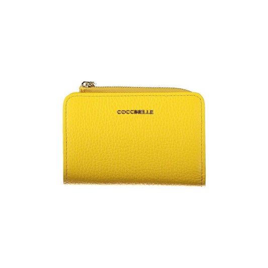 Coccinelle Yellow Leather Women Wallet CO-34886