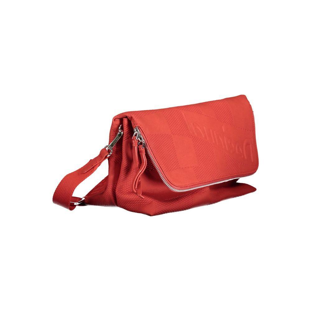 Front view with bag zipped and handles upright.
