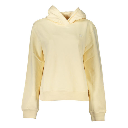Calvin Klein Beige Brushed Logo Hooded Sweatshirt CA-26972-XL