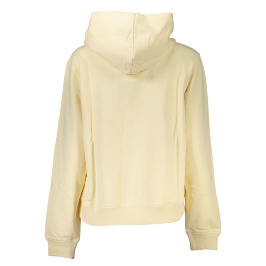 Calvin Klein Beige Brushed Logo Hooded Sweatshirt CA-26972-XL