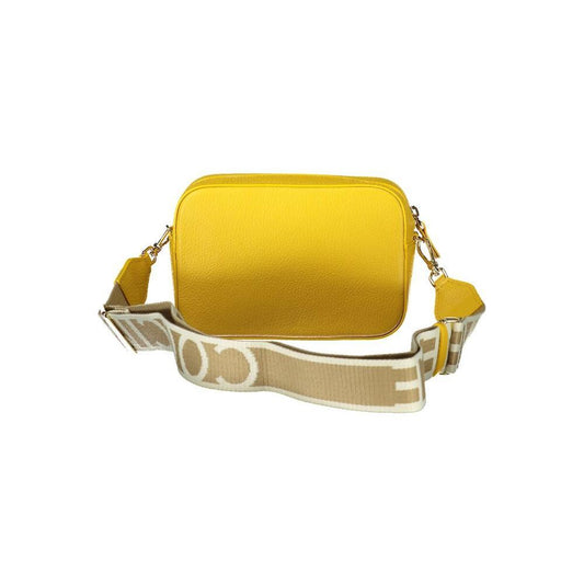 Coccinelle Yellow Leather Women Handbag CO-34881