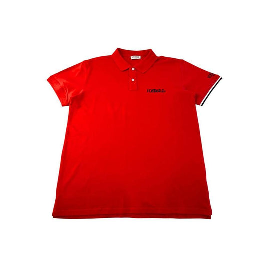Iceberg Red Cotton Men Polo Shirt IC-24793-S