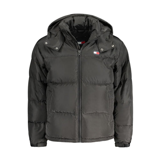 Tommy Hilfiger Black Polyester Men Jacket TO-33200-XL