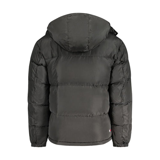 Tommy Hilfiger Black Polyester Men Jacket TO-33200-XL