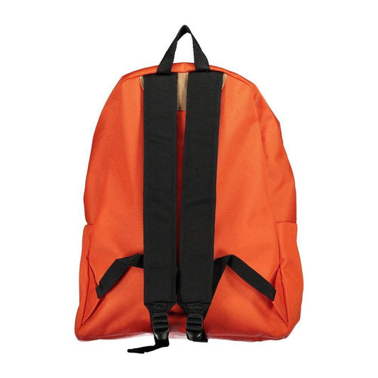 Napapijri Eco-Chic Orange Backpack for the Modern Explorer NA-28036