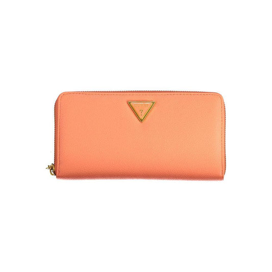 Guess Jeans Orange Polyethylene Wallet GU-30197