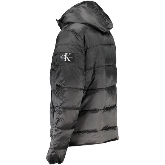 Calvin Klein Sleek Hooded Men's Jacket with Contrast Details CA-26128-XL