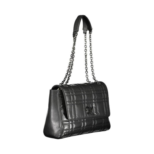 Calvin Klein Black Polyester Women Handbag