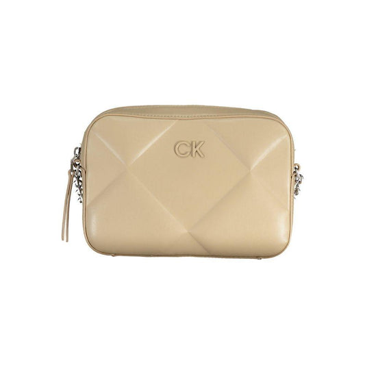 Calvin Klein Beige Polyester Handbag CA-26258