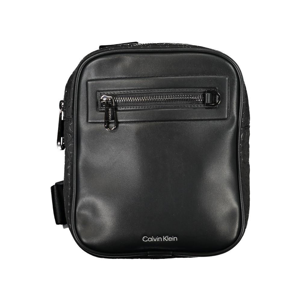 Calvin Klein Black Polyester Men Shoulder Bag