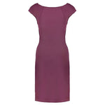 Patrizia Pepe Purple Elastane Dress PA-29574-XS