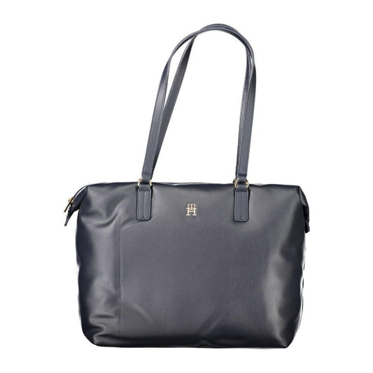 Tommy Hilfiger Blue Polyester Women Handbag TO-33673