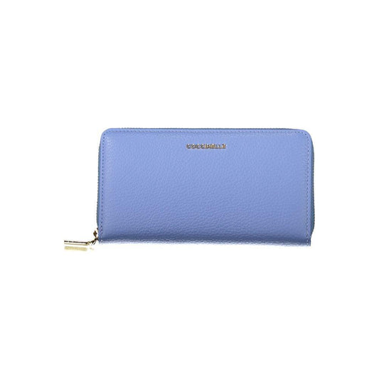 Coccinelle Light Blue Leather Women Wallet CO-34847