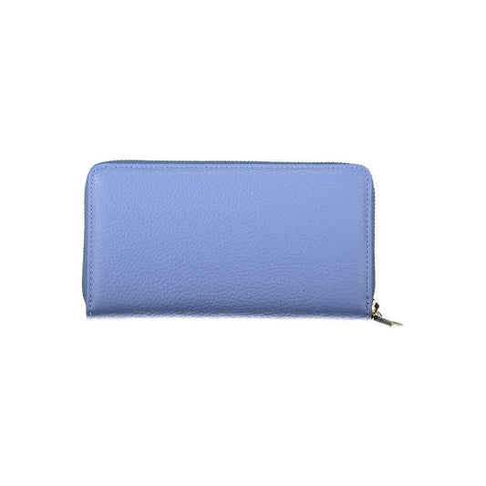 Coccinelle Light Blue Leather Women Wallet CO-34847