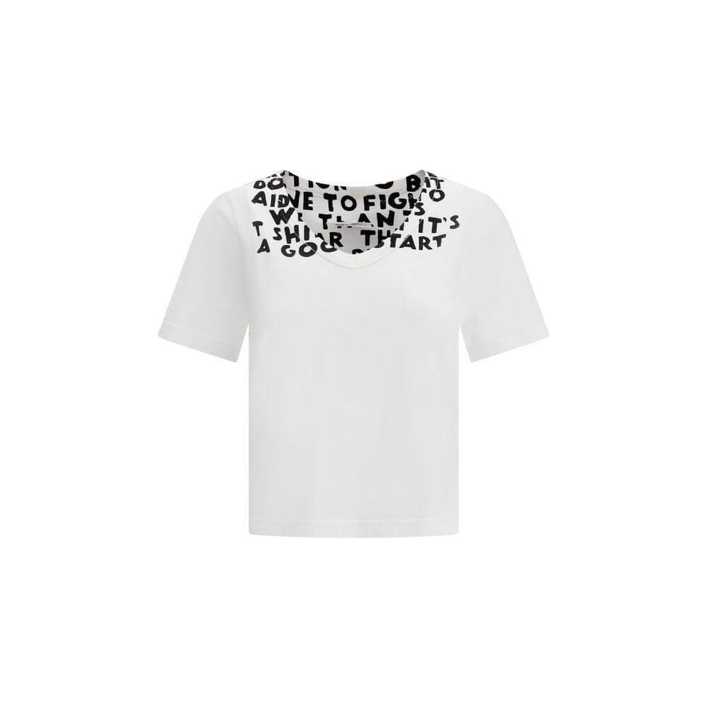 MM6 V-neck T-Shirt MM-S62GD0203M20108100-M