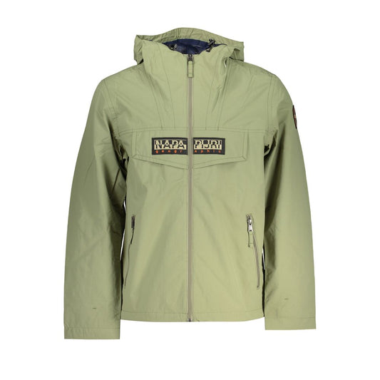 Napapijri Green Polyester Jacket NA-28397-2XS