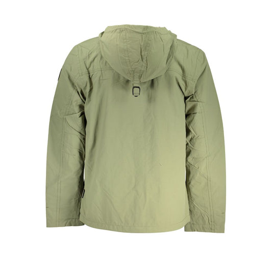 Napapijri Green Polyester Jacket NA-28397-2XS