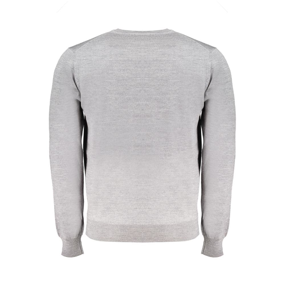 Harmont & Blaine Gray Wool Sweatshirt Harmont & Blaine