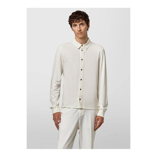 Alpha Studio White Cotton Shirt AL-15368-IT48 | M