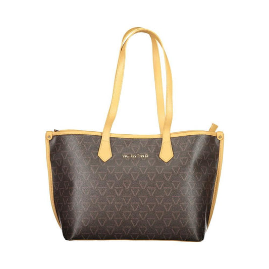 Mario Valentino Brown Polyethylene Handbag VA-36065