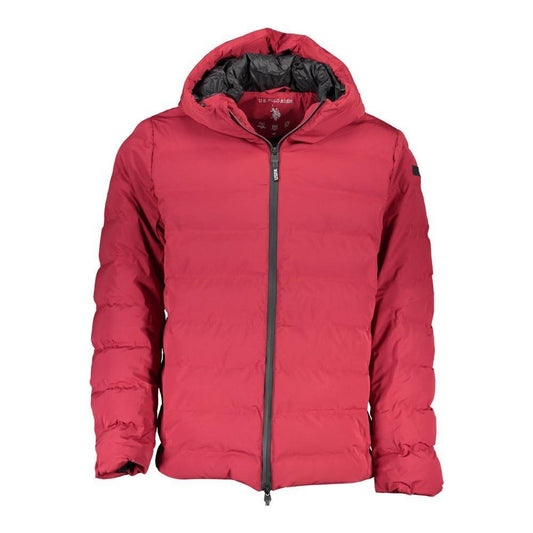 U.S. POLO ASSN. Red Polyamide Men Jacket US-4720-IT56 | 3XL