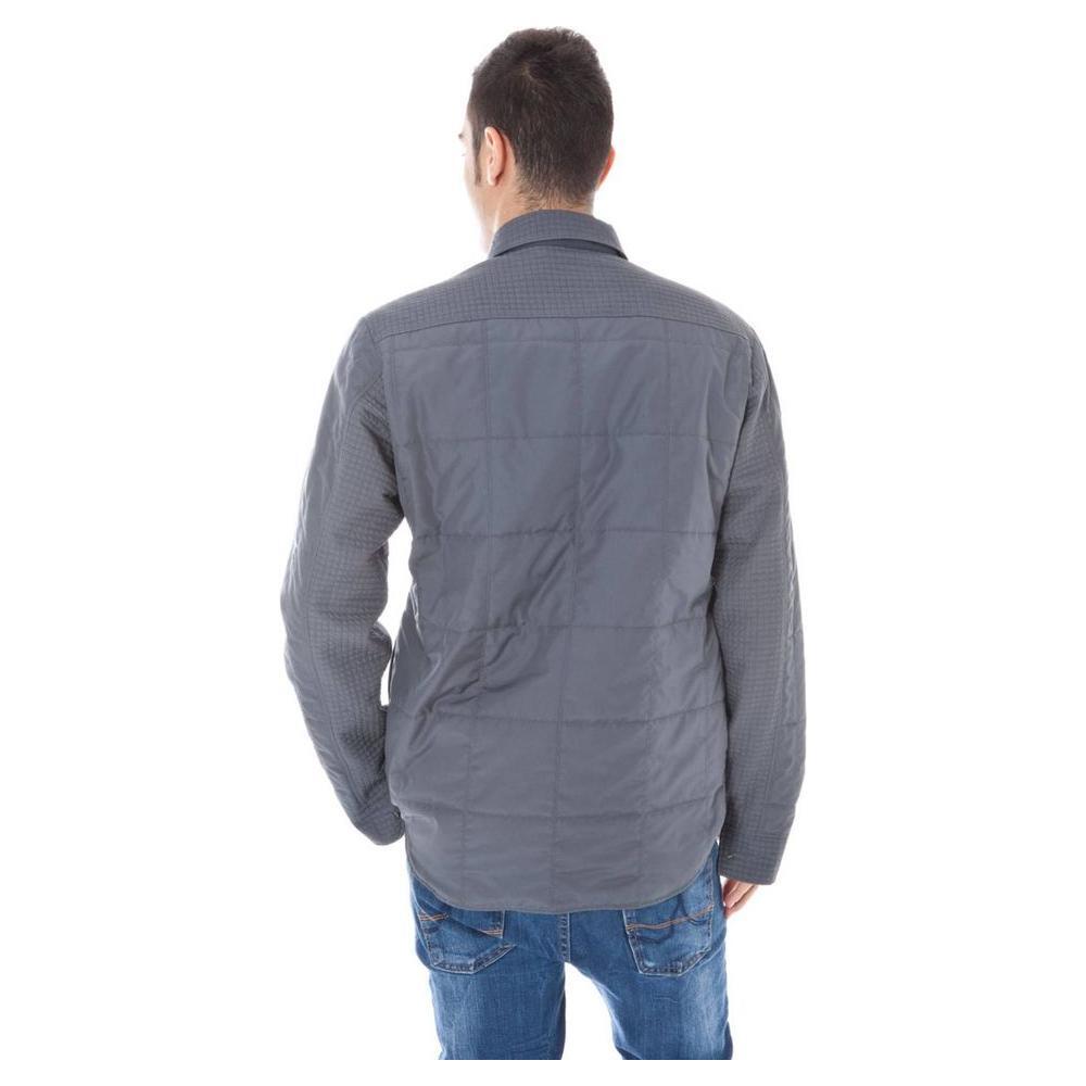 Calvin Klein Gray Polyester Men Jacket CA-4933-IT46 | S