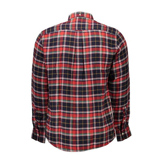 Gant Red Cotton Men Shirt GA-9076-S