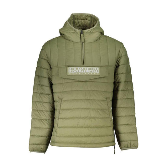 Napapijri Green Polyamide Men Jacket NA-21685-S