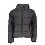 North Sails Black Polyester Mens Jacket NO-23409-XL