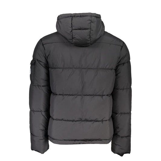 North Sails Black Polyester Mens Jacket NO-23409-XL