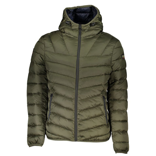 Napapijri Green Polyamide Men Jacket NA-25305-XXL
