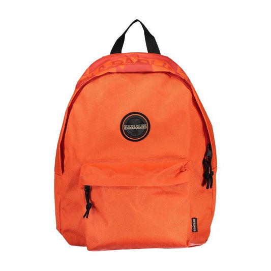Napapijri Chic Pink Cotton Backpack with Contrast Details NA-28379