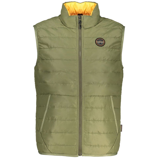 Napapijri Sleeveless Contrast Detail Zip Jacket NA-28532-S