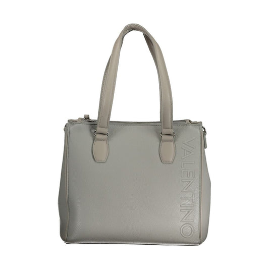 Mario Valentino Gray Polyethylene Handbag VA-29978