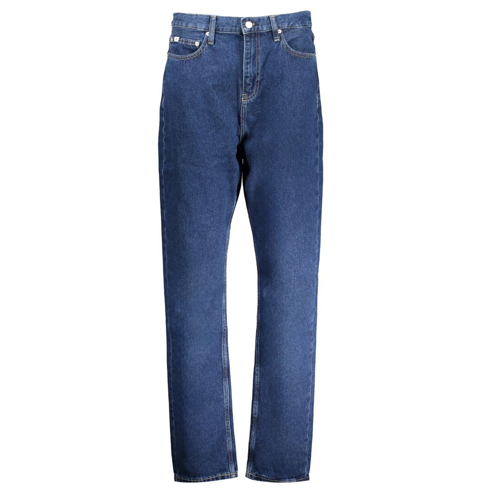 Calvin Klein Blu Cotton Women Jeans
