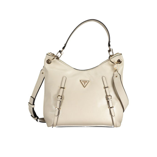 Guess Jeans Beige Polyethylene Handbag GU-31258