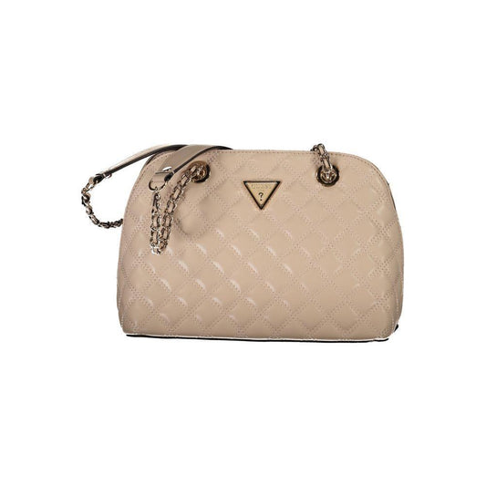 Guess Jeans Beige Polyethylene Handbag GU-31713