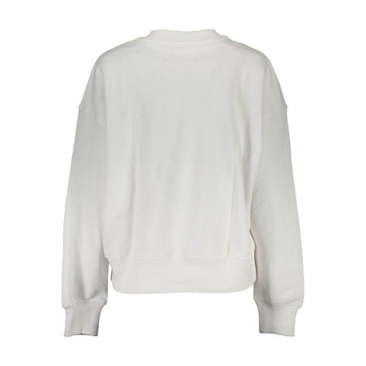 Calvin Klein White Cotton Sweater CA-37054-XL