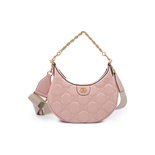 Gucci Light Pink Leather Shoulder Bag 739709UM8HG5941