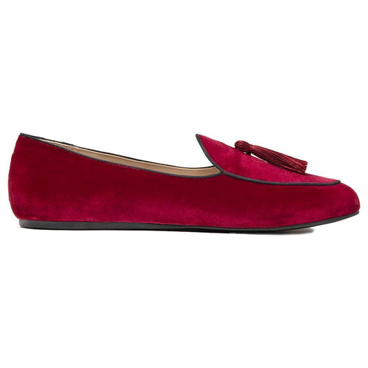 Charles Philip Red Velvet Loafer CH-15395-EU45/US12
