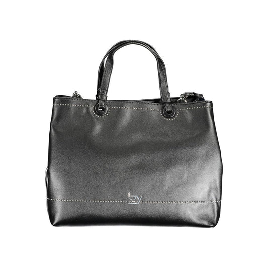 BYBLOS Black Polyurethane Women Handbag