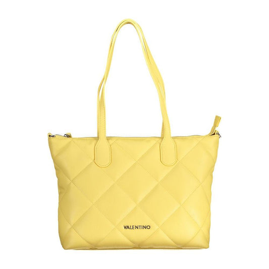 Mario Valentino Yellow Polyethylene Handbag VA-24299