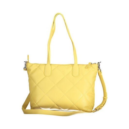 Mario Valentino Yellow Polyethylene Handbag VA-24299