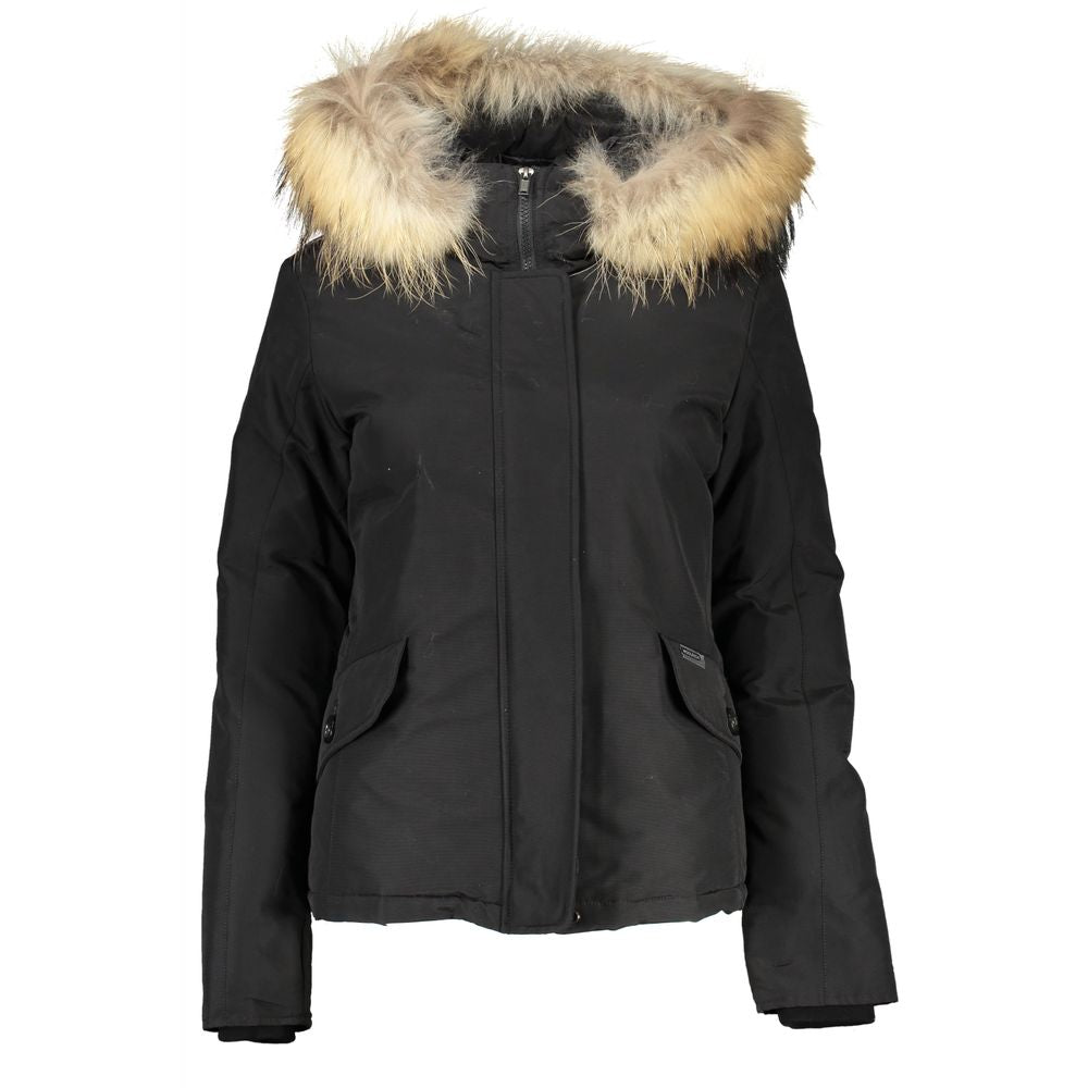 Woolrich Black Cotton Women's Jacket