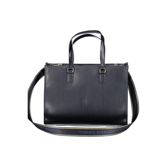 Tommy Hilfiger Blue Polyethylene Handbag TO-30704