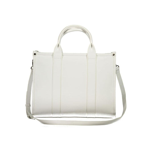 Mario Valentino White Polyethylene Handbag VA-36108
